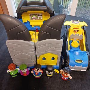 Fisher Price Little People Batman Play Sets